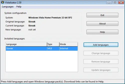 Vistalizator for Windows 7 SP1
