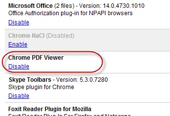 Chrome PDF Viewer