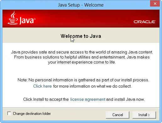 Welcome to Java