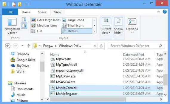 Program Files Windows Defender