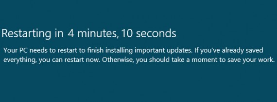 restarting computer in 4 minutes