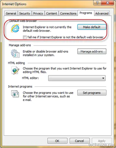 how to make internet explorer run as administrator by default