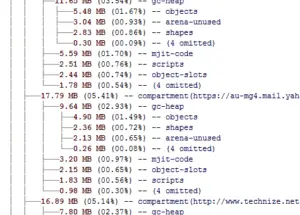 See Memory Usage Of Add-Ons And Tabs In Firefox