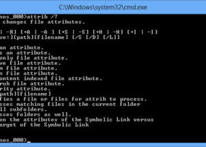 Unhide Files And Folders By Single DOS Command