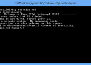 Use FTP From Command Line