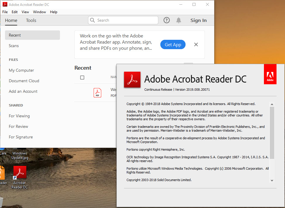 adobe reader windows 10 download offline