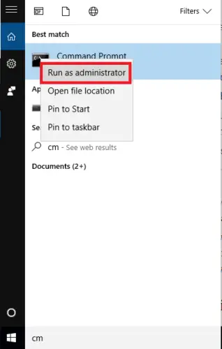 command prompt