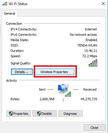 wireless properties