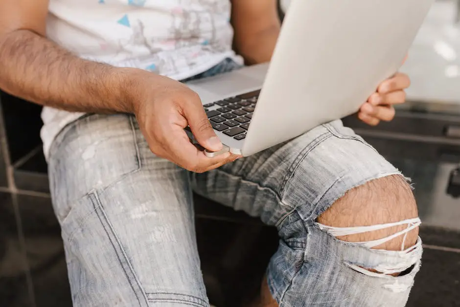 A person remotely accessing their computer using Chrome Remote Desktop